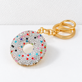 CouldNook Donut Keychain - Rhinestone Surface and Multicolored Sprinkle Details
