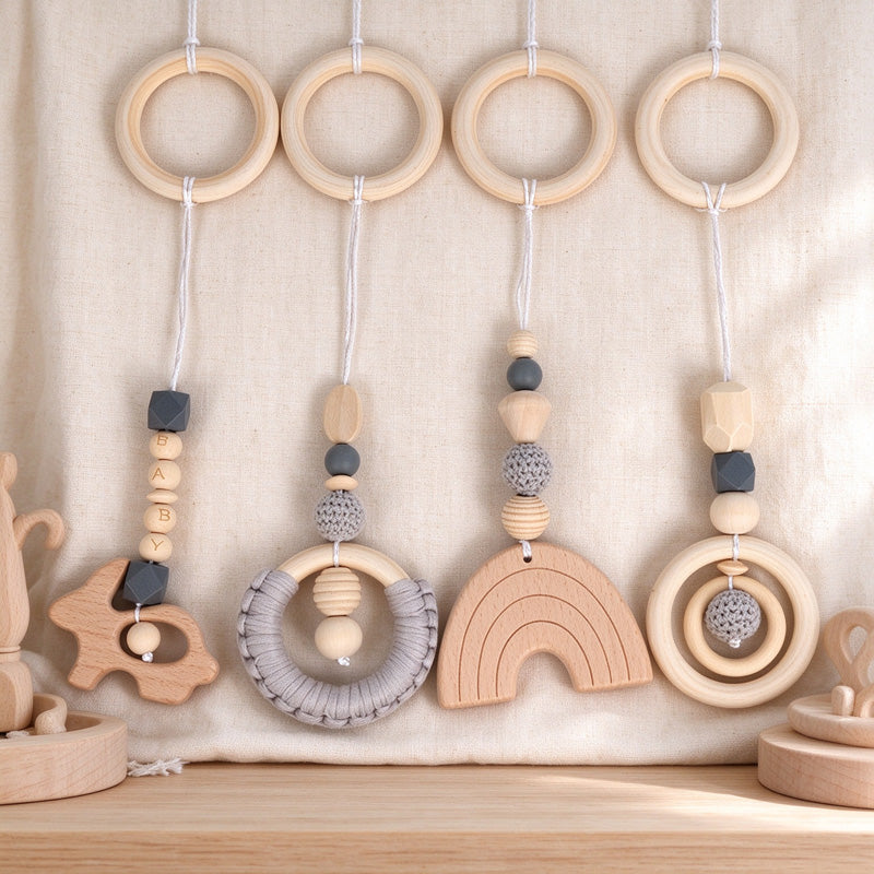 Four-Piece Baby Gym Hanging Toy Set