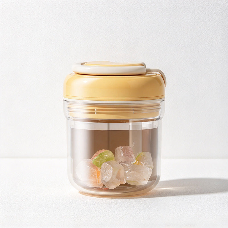 CouldNook Ice-Making Cup - Clear Body and Press-Release Lid