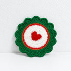 CouldNook Yarn Coaster - Animal Faces and Fringed Tabletop Motifs