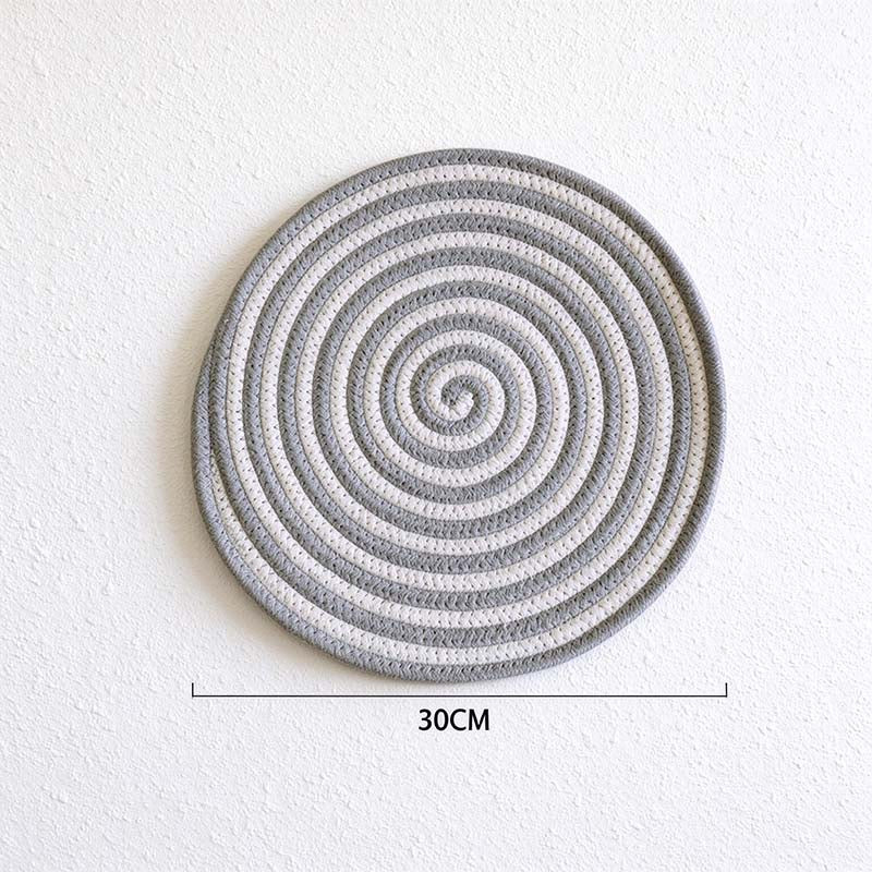 CouldNook Two Tone Rope Table Mat - Spiral