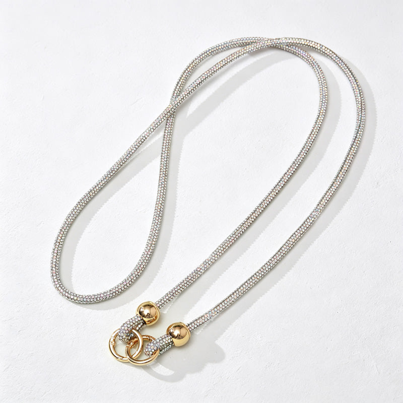 CouldNook Rhinestone Crossbody Phone Lanyard - Universal Tether Card