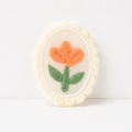 CouldNook Framed Floral Patch - Lace Border and Flower Designs
