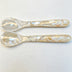 White Crushed Shell Mini Dessert Spoon