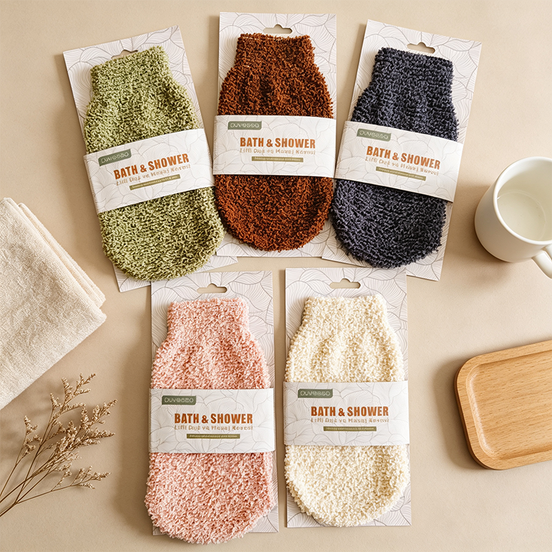 CouldNook Textured Bath Mitt - Daily Shower Accent