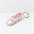 CouldNook Ballet Shoe Keychain - Miniature Satin Shape and Bow Detail
