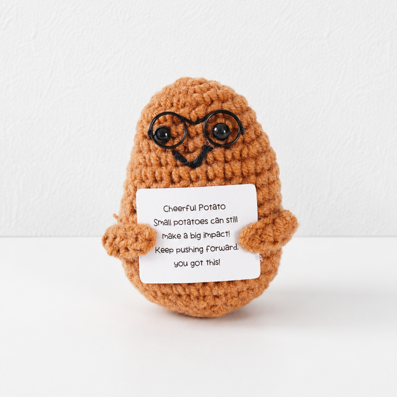 CouldNook Rounded Potato Message Figure - Assorted Seasonal Accessories