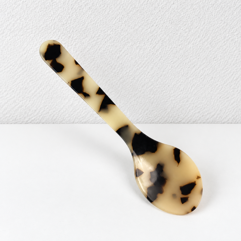 CouldNook Marbled Mini Dessert Utensil - Colorful Resin Look