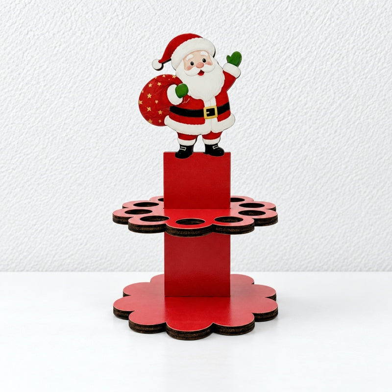 CouldNook Christmas Money Holder - Character Topper and Tiered Stand