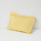 CouldNook Grid Color‑Block Zipper Pouch‑Macaron Portable Toiletry Storage Bag