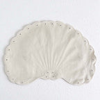 CouldNook Shell Embroidered Table Mat - Coastal Shapes