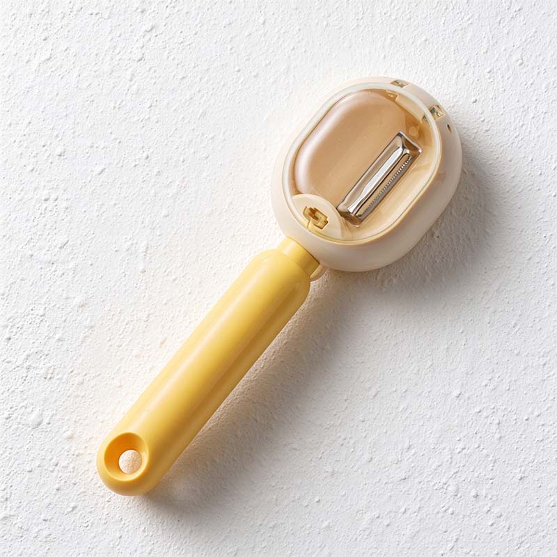 CouldNook Collection Chamber Peeler - Clear Cover and Push-button Release Detail