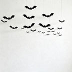 CloudNook Hanging Felt Bat Decor‑Halloween Party Ornament Set