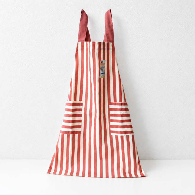 CouldNook Cross-Back Apron - Striped and Dot Color Options