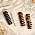Small Acetate Pocket Comb with Rounded Teeth