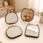 Animal Silhouette Tabletop Mirror with Fold-Out Support