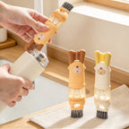 CouldNook Cup Cleaning Brush - Bear Motif And Five Part Design
