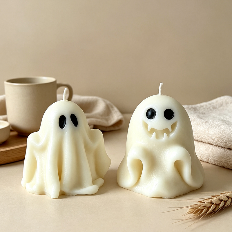 CouldNook Ghost Scented Candle - Soft Seasonal Home Accent