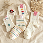CouldNook Cozy Animal Motif Crew Socks - Everyday Footwear Accent