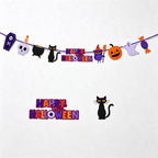 CloudNook Ghost Banner Garland‑Halloween Party Hanging Decor