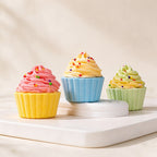 Cupcake Bath Bomb - Swirled Top and Sprinkle Details