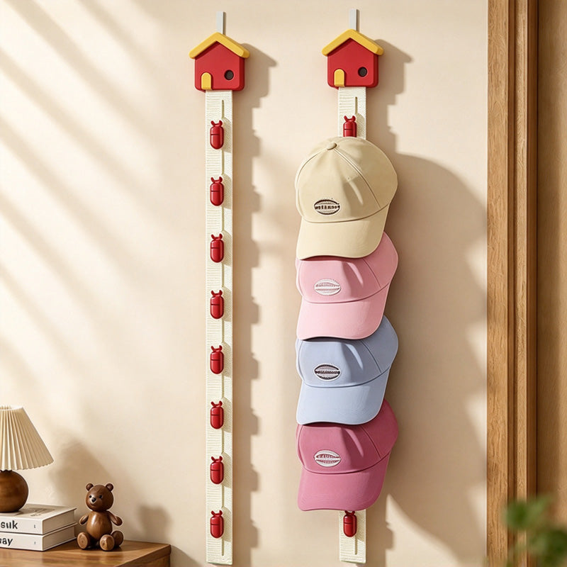 CouldNook House Hat Clip Hanger - Vertical Strap and Eight Clips