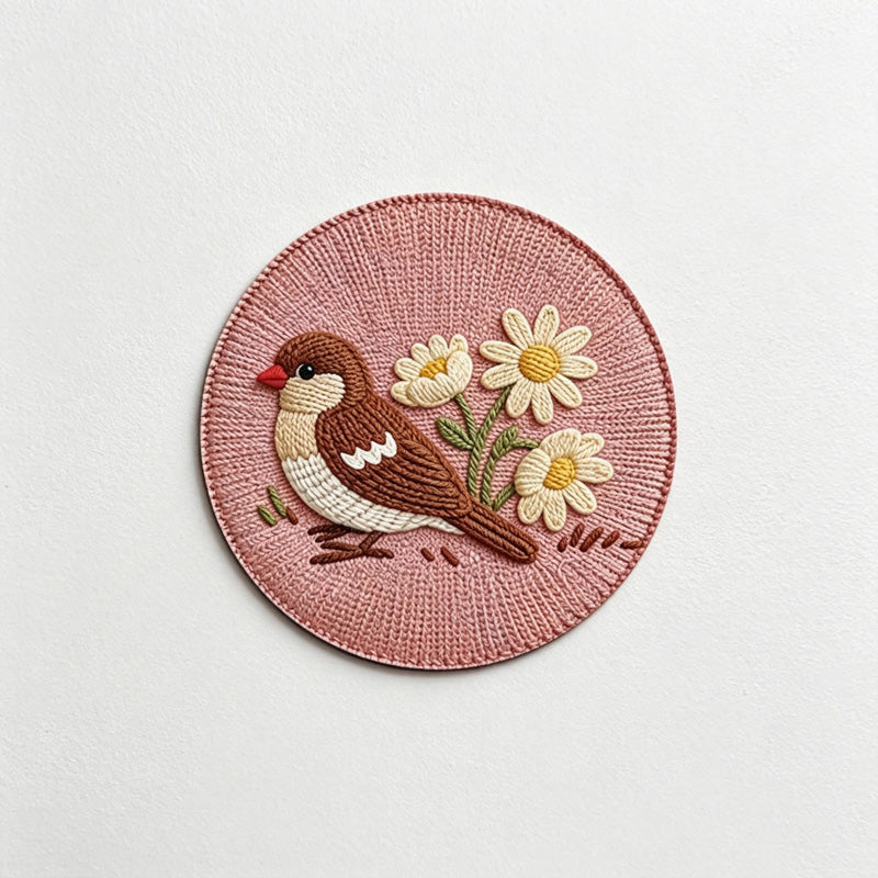 CouldNook Round Printed Placemat - Bird and Floral Designs