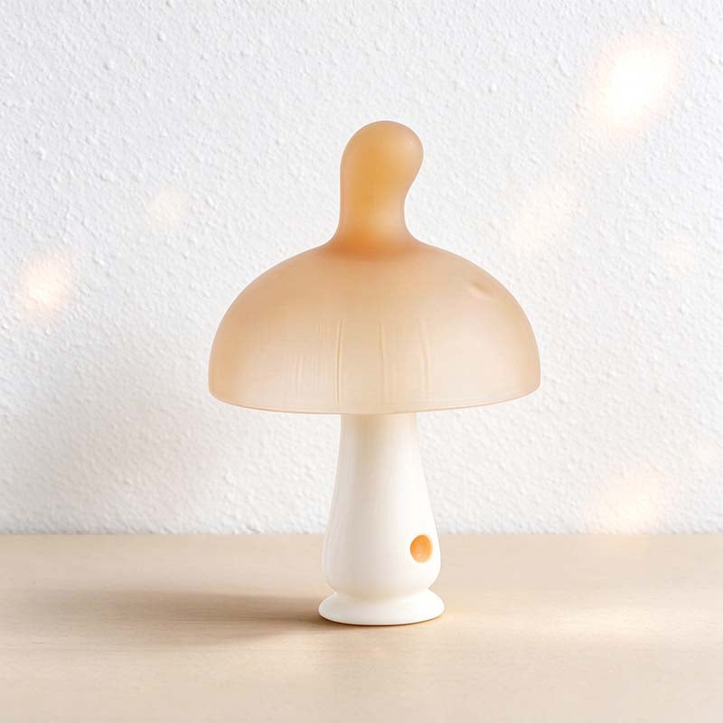 CouldNook Mushroom Teether - Rounded Tip and Flared Stem