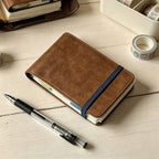 CouldNook Pocket Ring Notebook - Three-Ring Binding and Elastic Wrap Closure