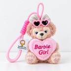 CouldNook Plush Bear Charm - Heart Detail and Pink Hanging Loop