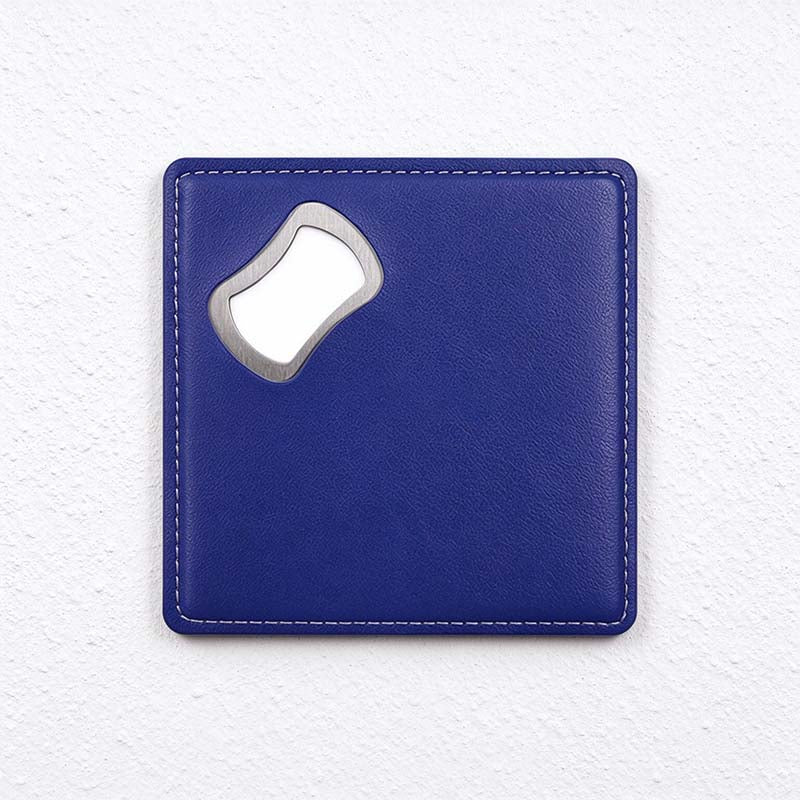 CouldNook Square Bottle Opener - Inset Opening And Stitched Edge Detail