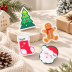 Christmas Dishwashing Sponges with Printed Character Designs