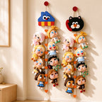 CouldNook Doll Display Hanger - Felt Topper and Heart-Decorated Cord
