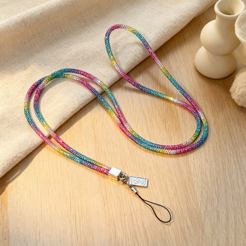 CouldNook Reflective Mesh Crossbody Phone Strap - Square Cord Connector