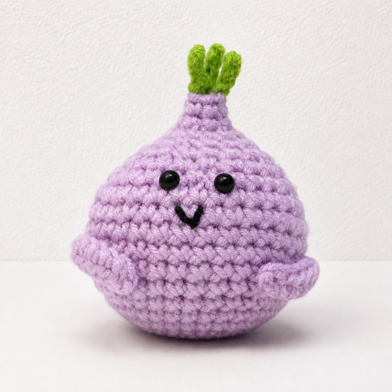 CouldNook Yarn Produce Doll Ornament - Assorted Fruit and Vegetable Shapes