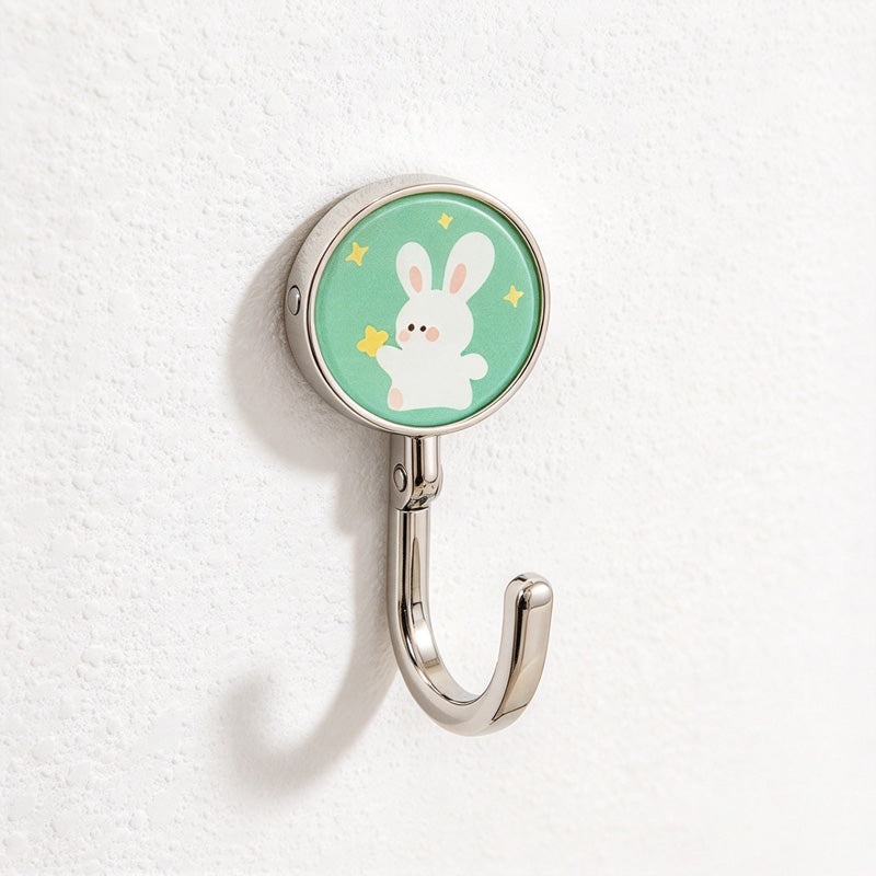 CouldNook Decorative Tabletop Bag Hook - Round Top and Curved Arm