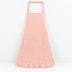CouldNook Ruffled Kitchen Apron - Polka Dot Pattern Kitchen Wear