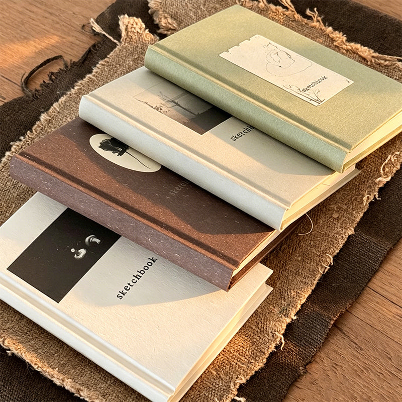 CouldNook French Grid Pocket Sketchbook - Thickened A6 Notebook
