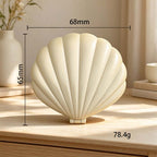 CouldNook Compact Mirror - Ribbed Seashell Shape