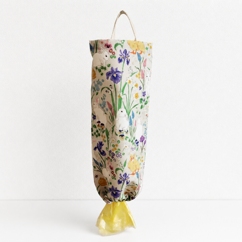 CouldNook Printed Hanging Bag Dispenser - Floral and Animal Designs