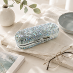 CouldNook Rhinestone Lipstick Case - Crystal Mirror Box