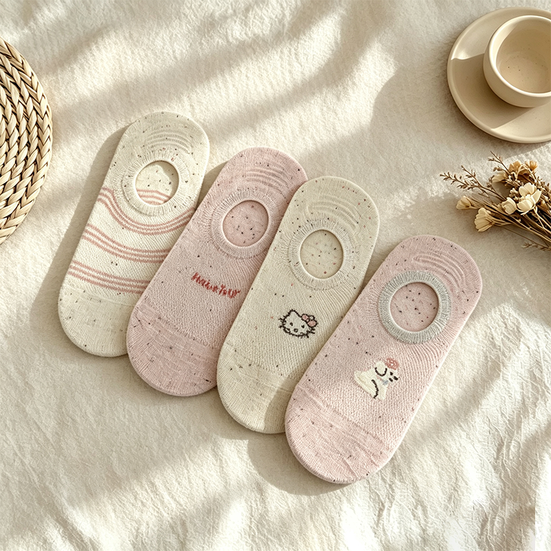 CouldNook Cozy Low Cut Animal Socks - Everyday Footwear Accent