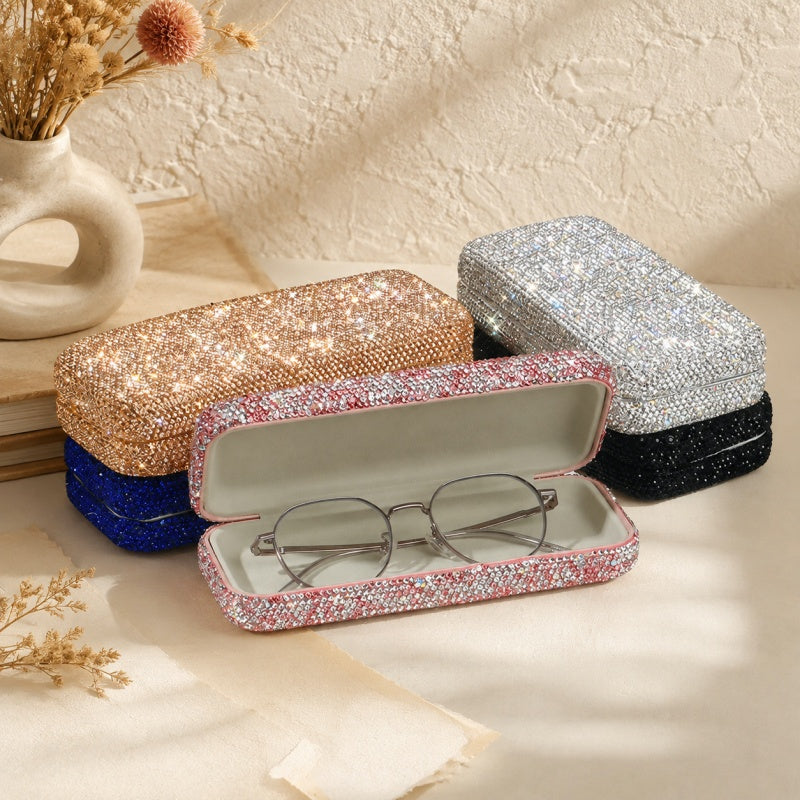 CouldNook Rhinestone Glasses Case - Crystal Eyewear Box