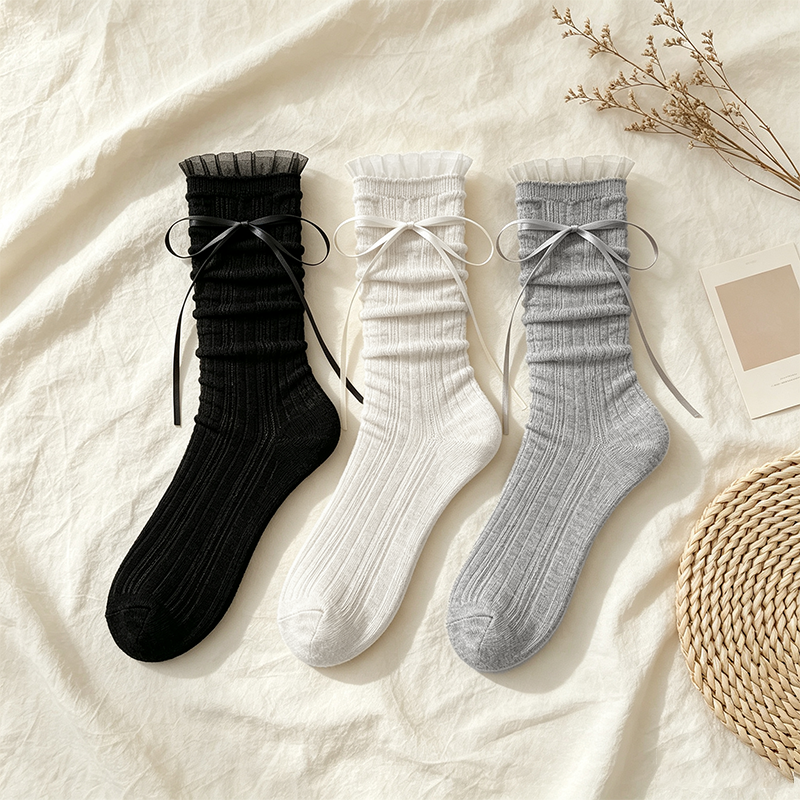 CouldNook Tie Side Slouch Socks - Everyday Shoe Accent