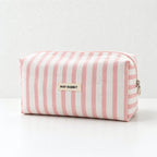 CouldNook Striped Makeup Pouch - Ring Zipper Pull