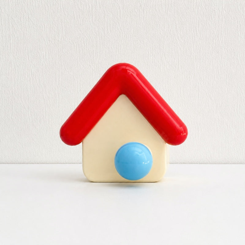 CouldNook House Wall Hook - Colorful Roof and Round Peg