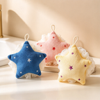 CouldNook Star Bath Pouf - Dual Textured Faces