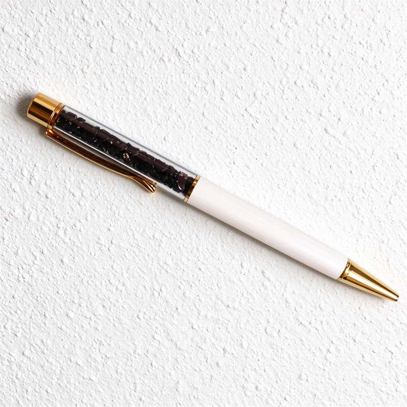 CouldNook Chip Filled Ballpoint Pen - Clear Chamber And Contrasting Barrel