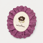 CouldNook Embroidered Ruffle Coaster-Tabletop Decor Accent