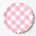 Pink Gingham 7in Plate